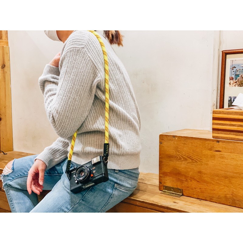 CSR Pattern Rope Camera Strap (France Beal Static Rope)
